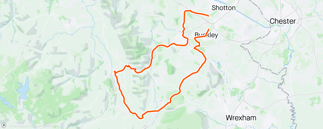 Map of the activity, Morning Ride with the Beast 🥵