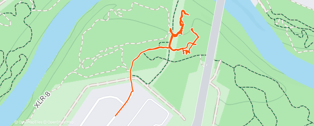 Map of the activity, RB extension