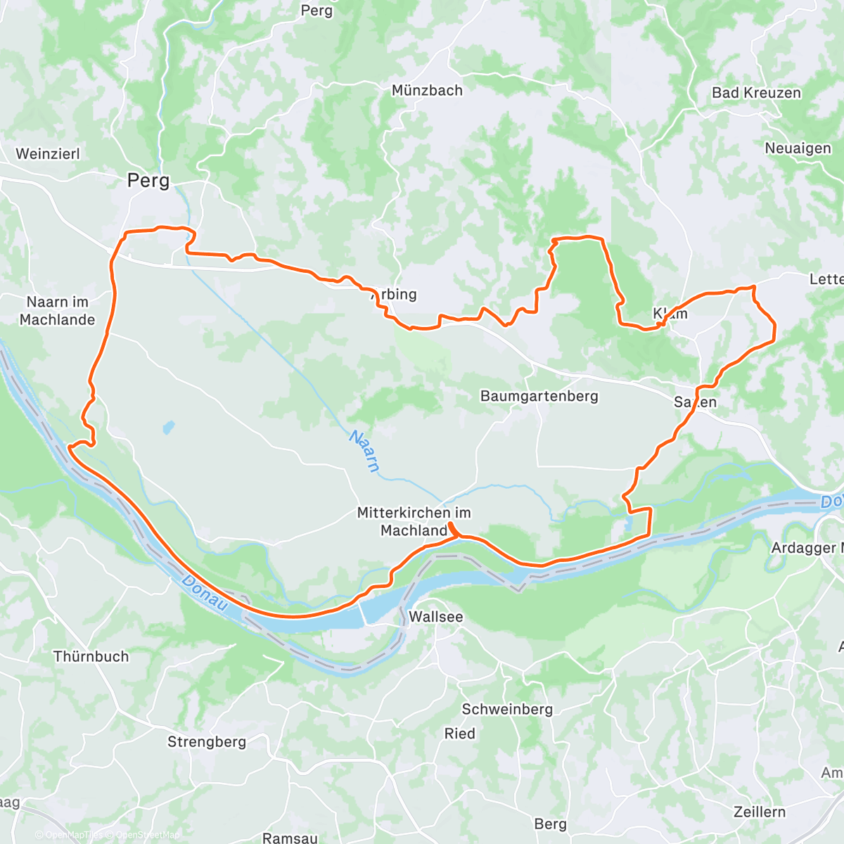 Карта физической активности (Sonnenstrahlen tanken)