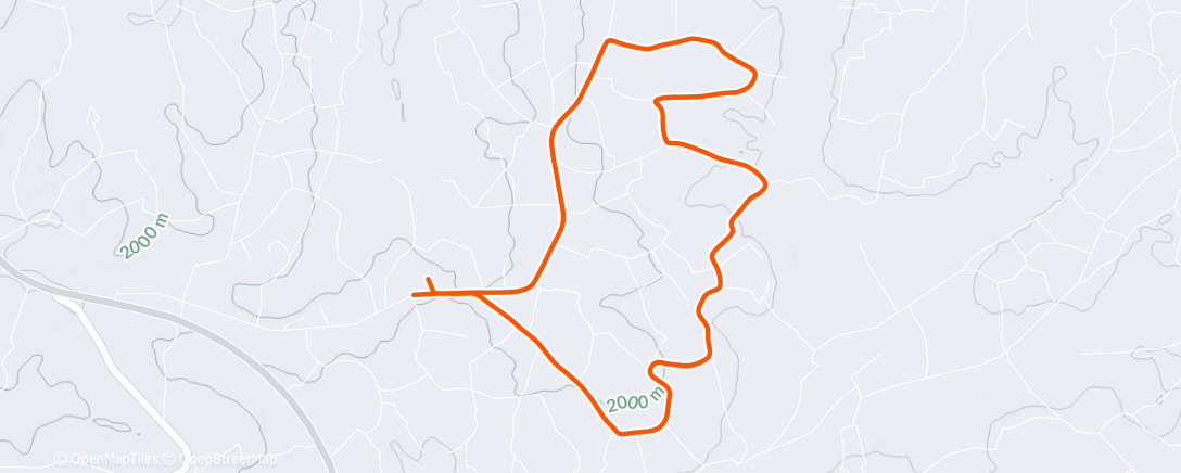 Map of the activity, Morning Run