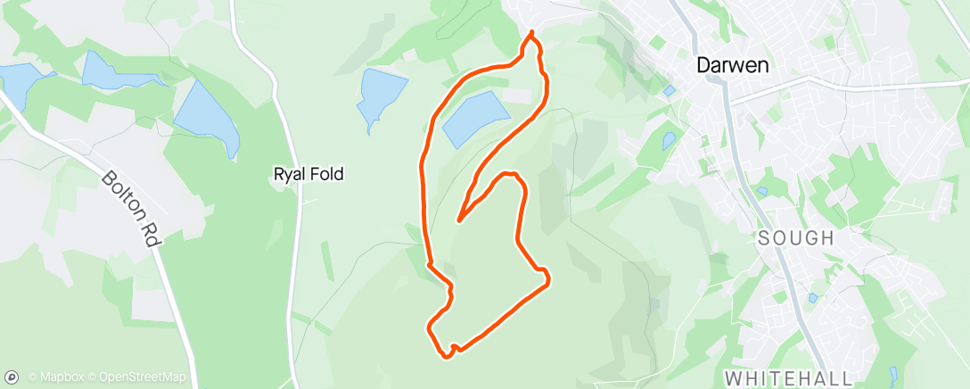 Map of the activity, Measuring peat depth