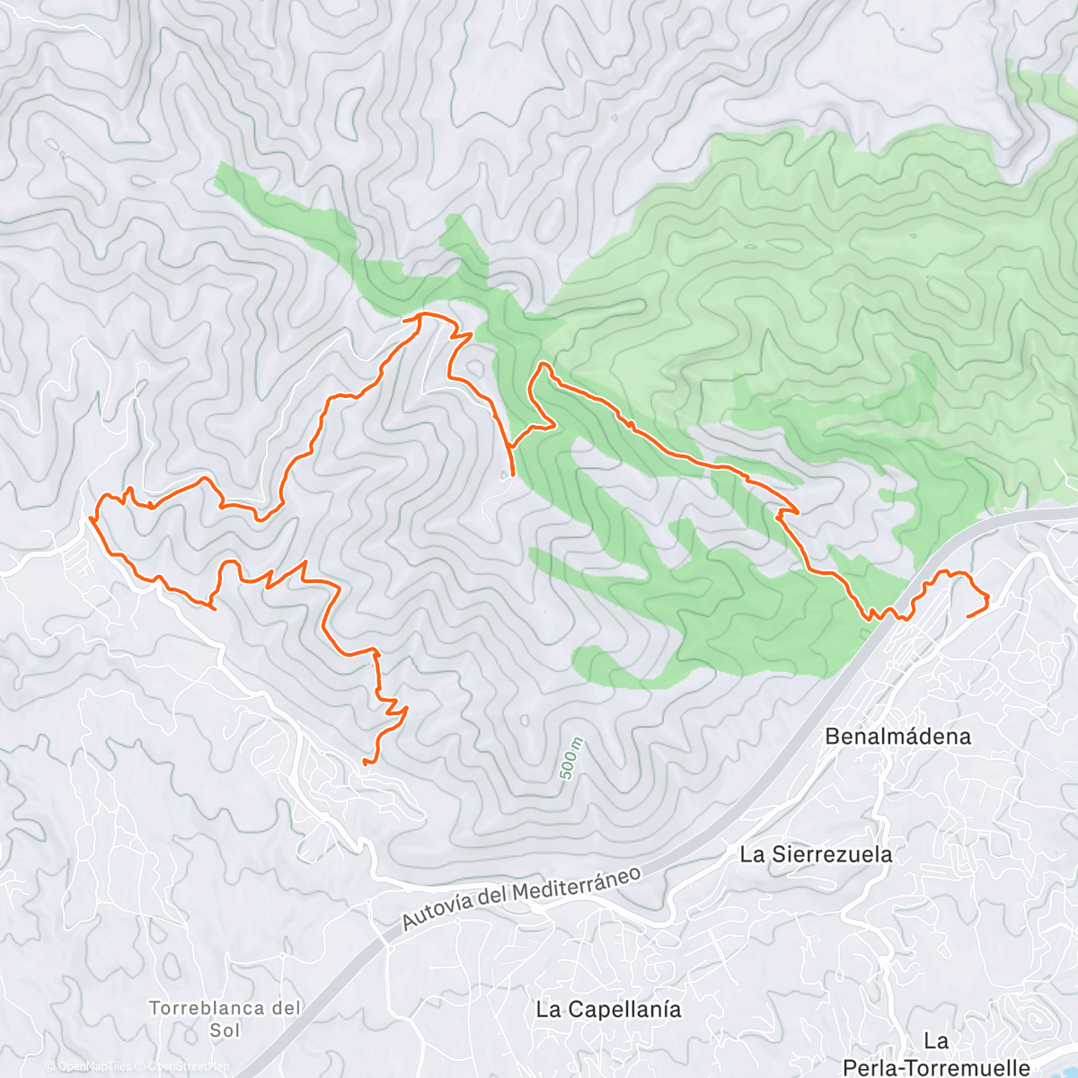 Map of the activity, Callamorro adventures - part 2