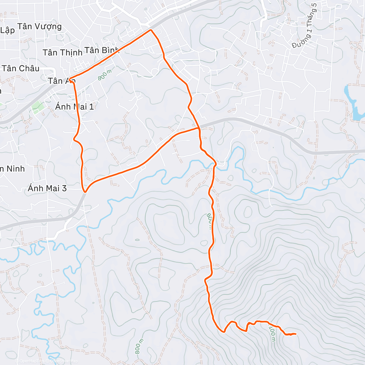 Map of the activity, Leo núi cùng anh em BLRC🤝🤝♥️♥️ 🏃🏃🏃🏃⛰️⛰️⛰️