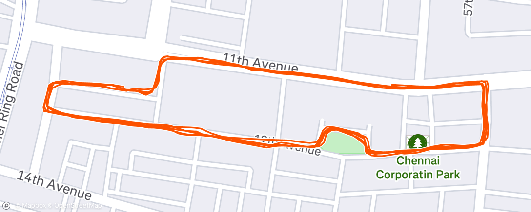 Map of the activity, Easy 8k