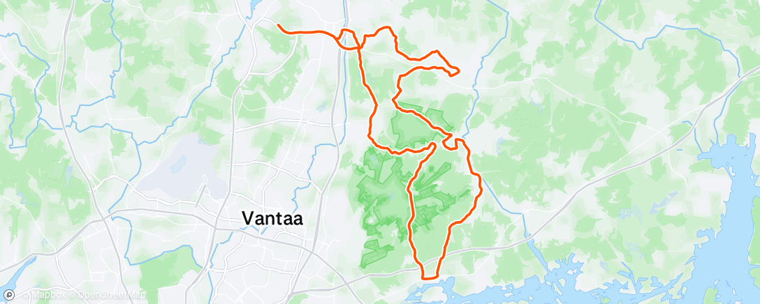 Map of the activity, Afternoon Gravel Ride