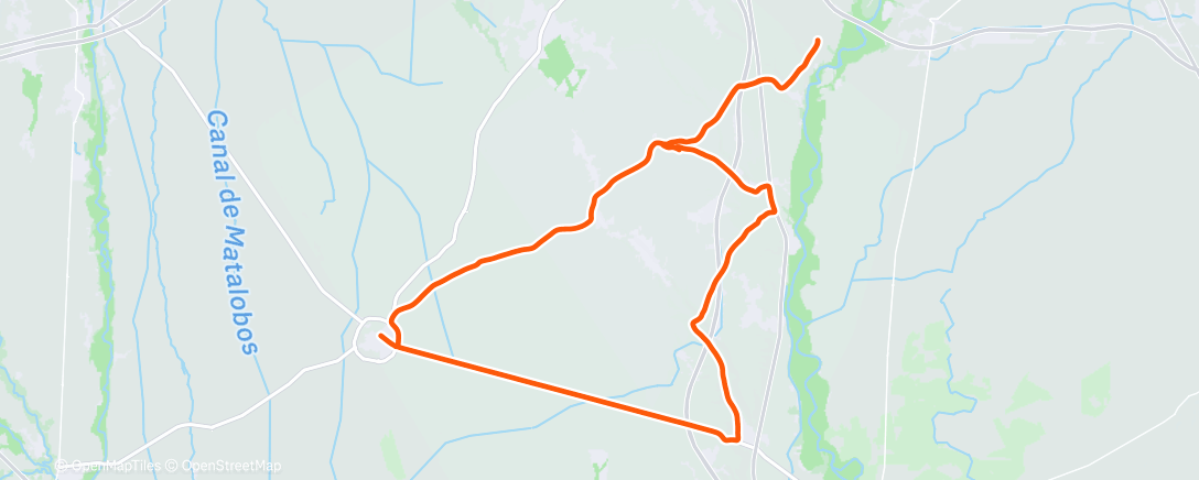 Map of the activity, Morning Ride