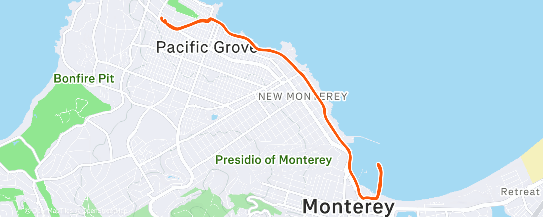 Map of the activity, 2026 Training Cycle start.