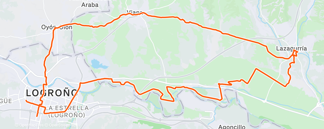 Map of the activity, Lazagurria