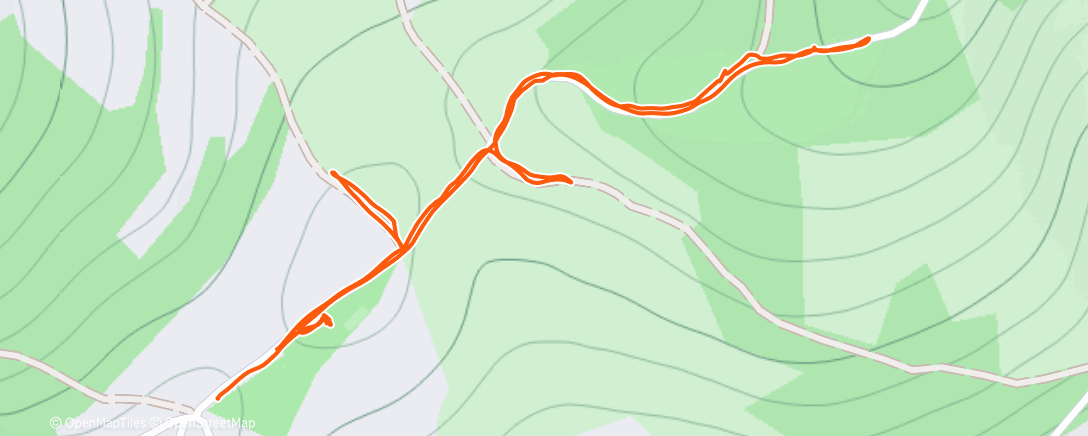 Карта физической активности (Afternoon Hike)