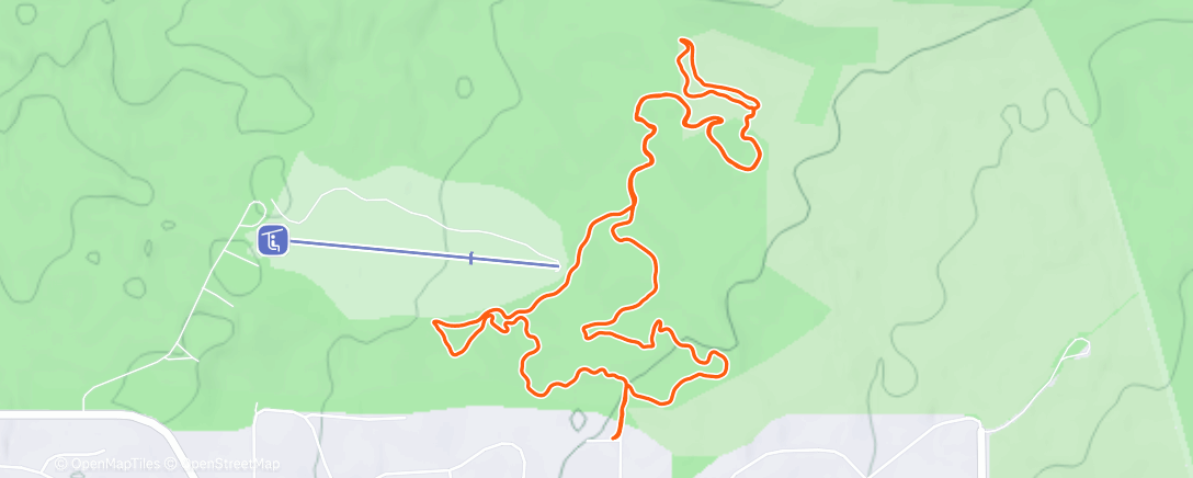 Map of the activity, Morning Ride