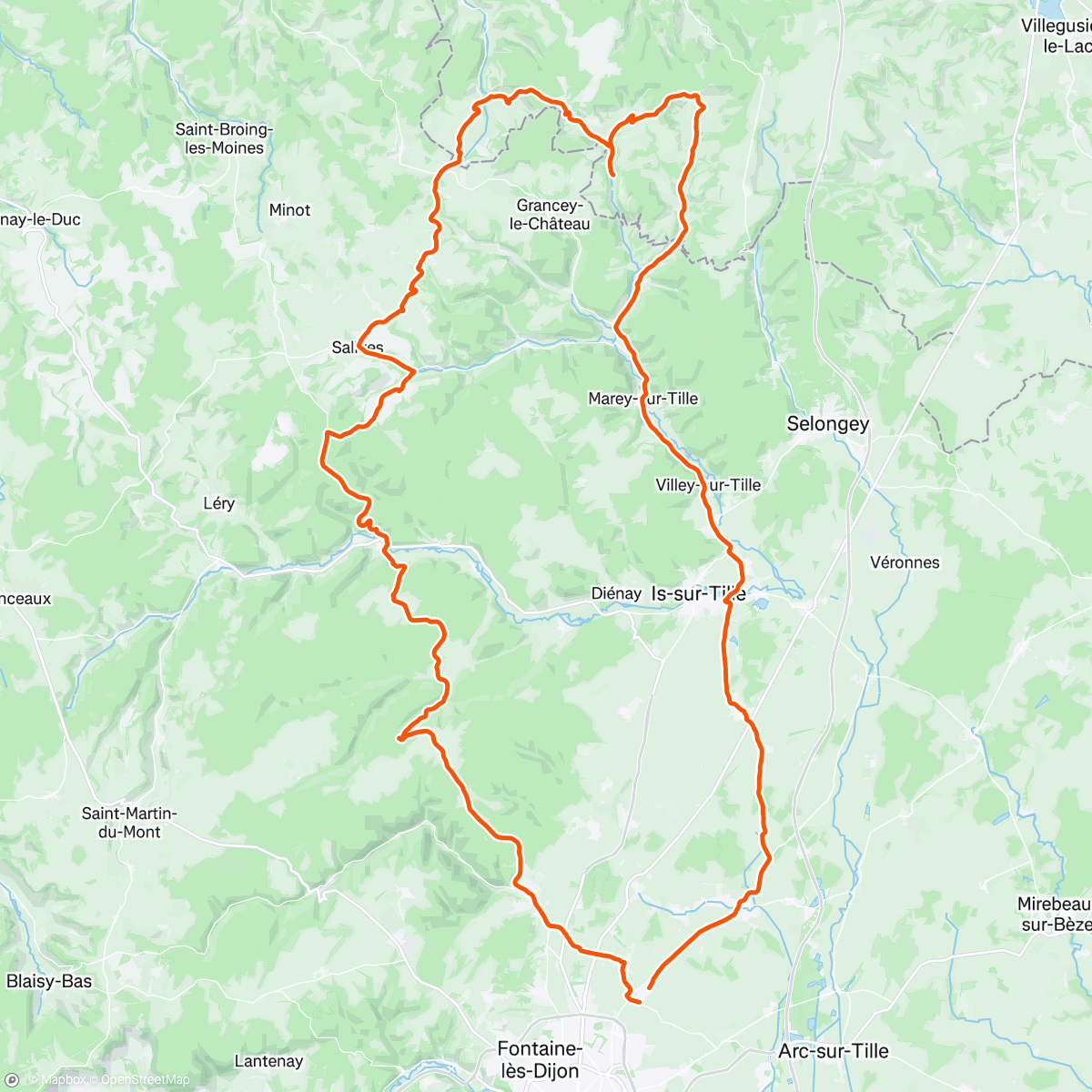 Map of the activity, Mission Haute-Marne 😶‍🌫️