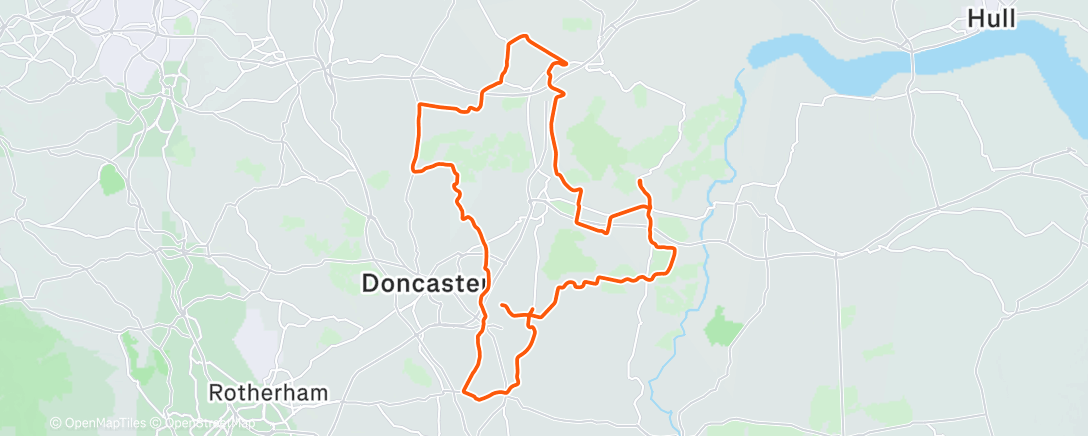 Map of the activity, Christmas sprints