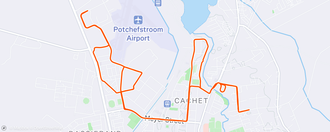 Map of the activity, Ochtendloop