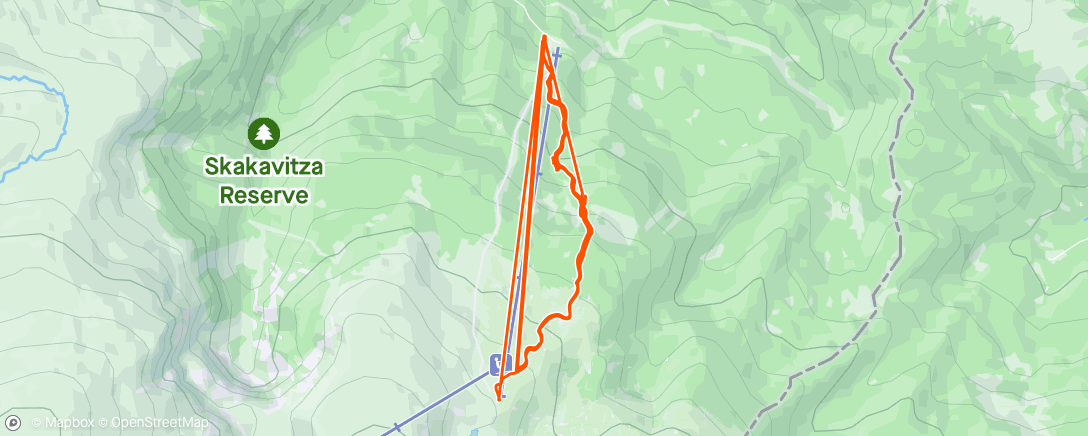 Mapa de la actividad, Morning Mountain Bike Ride