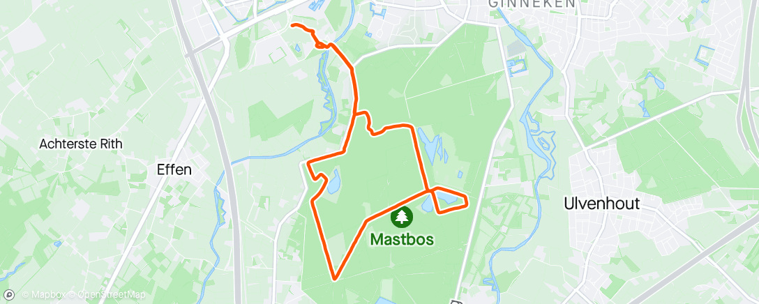 Mapa de la actividad, Mastbos