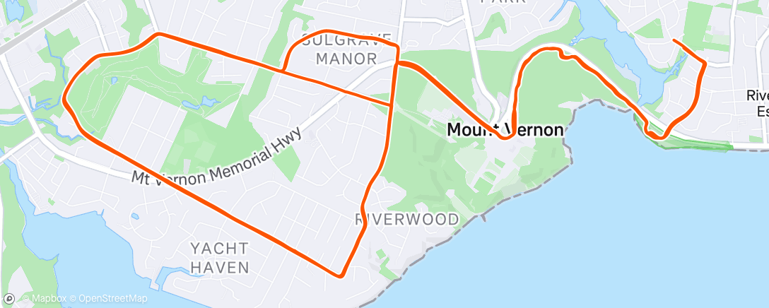 Map of the activity, 3x15s