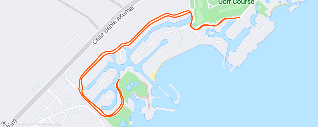 Map of the activity, Morning Run + cool down 🥵