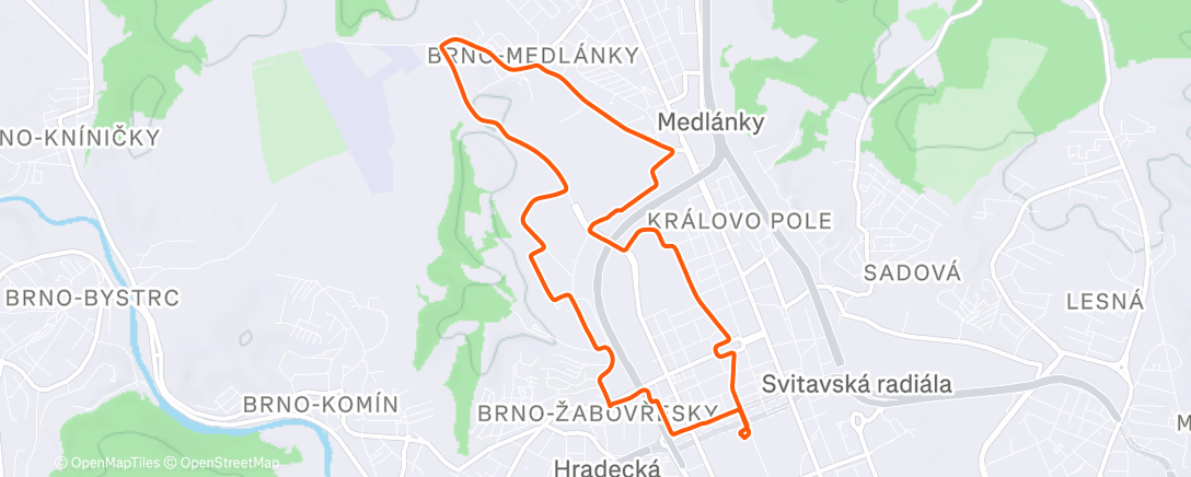 Map of the activity, Afternoon Gravel Ride