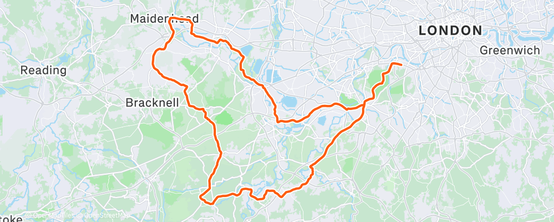 Map of the activity, Surprise 5 hour ride 😵 with Helen & Lyns 💃💃💃