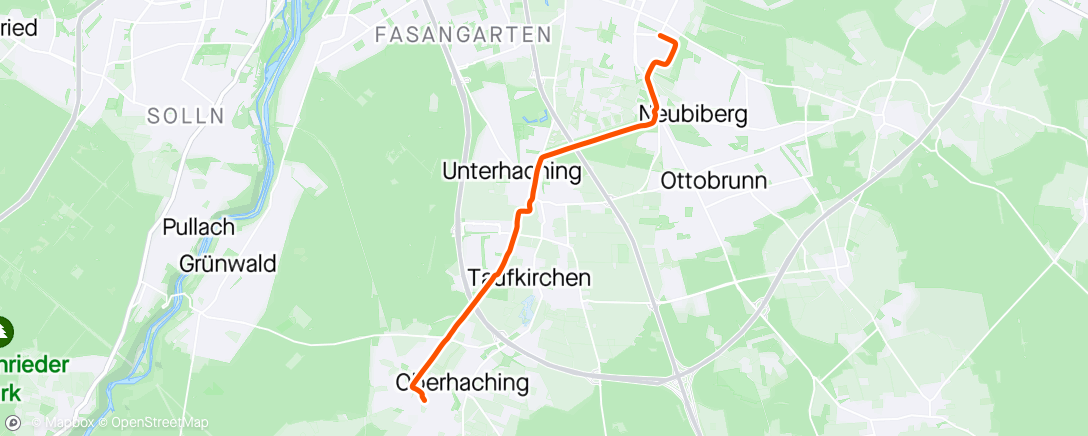 Map of the activity, Pendeln