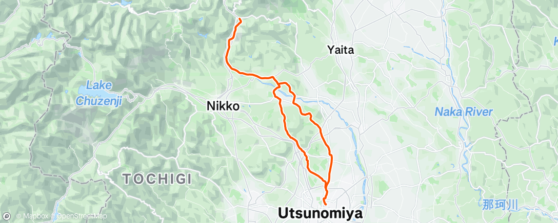 Map of the activity, Morning Ride
