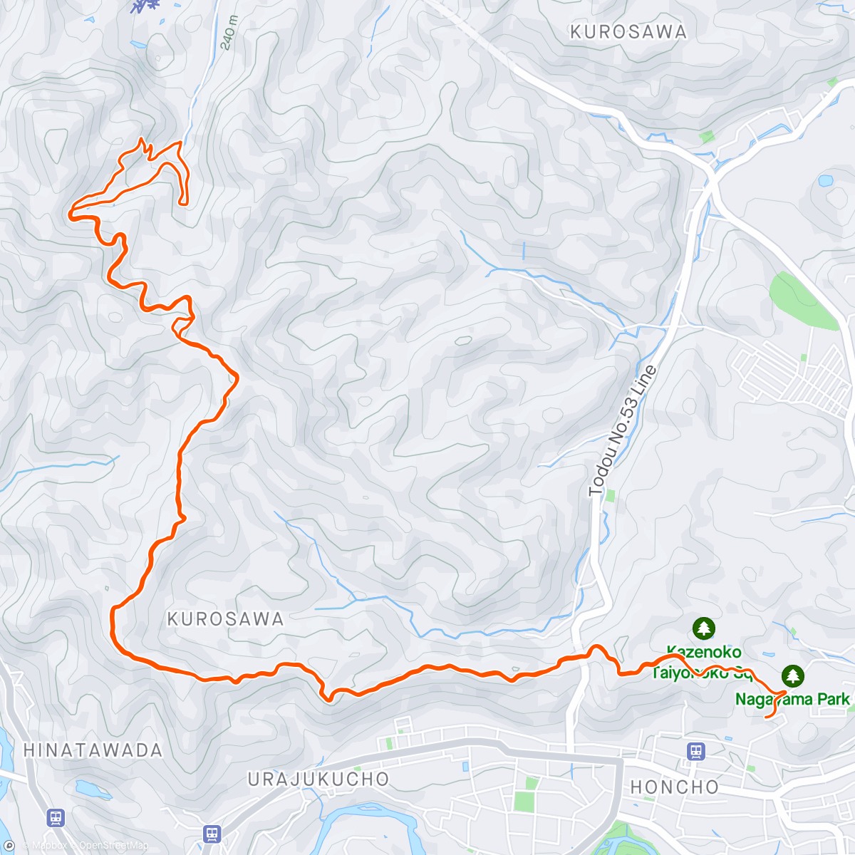 Map of the activity, 26th Ome Takamizu Int’l Trail Run 15km