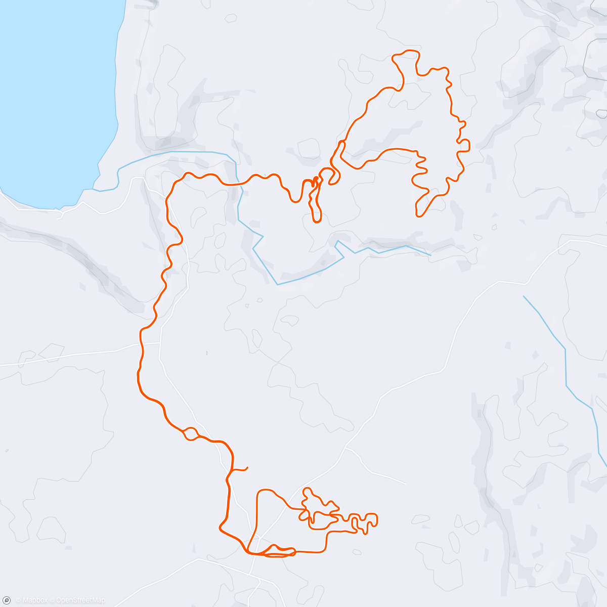 Map of the activity, Zwift - Tempo  Intervals in Makuri Islands
