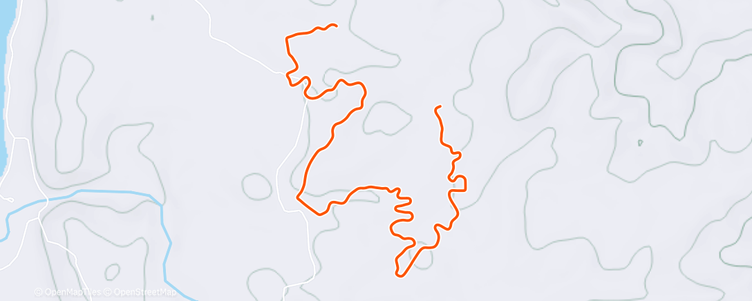 Карта физической активности (Zwift - Pick Ups on Valley to Mountaintop in Makuri Islands)