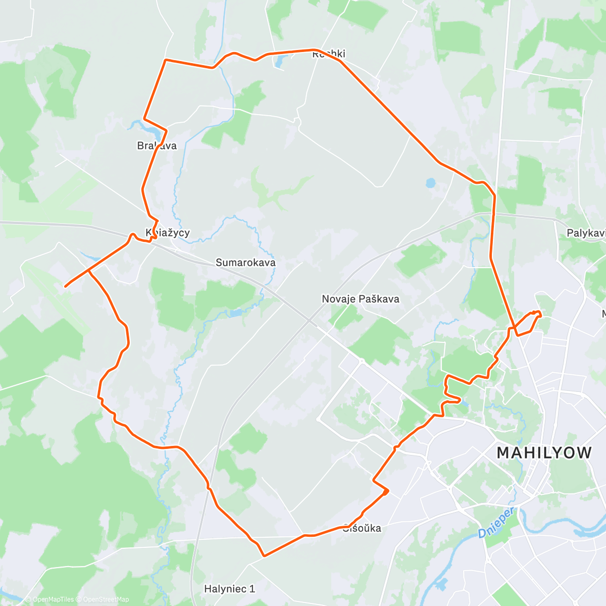 Map of the activity, Холодок