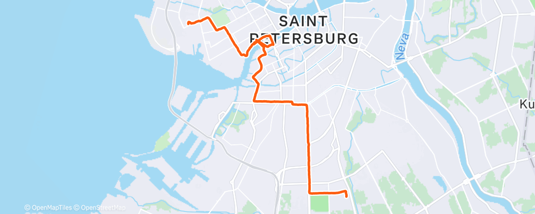 Map of the activity, 17,6 км