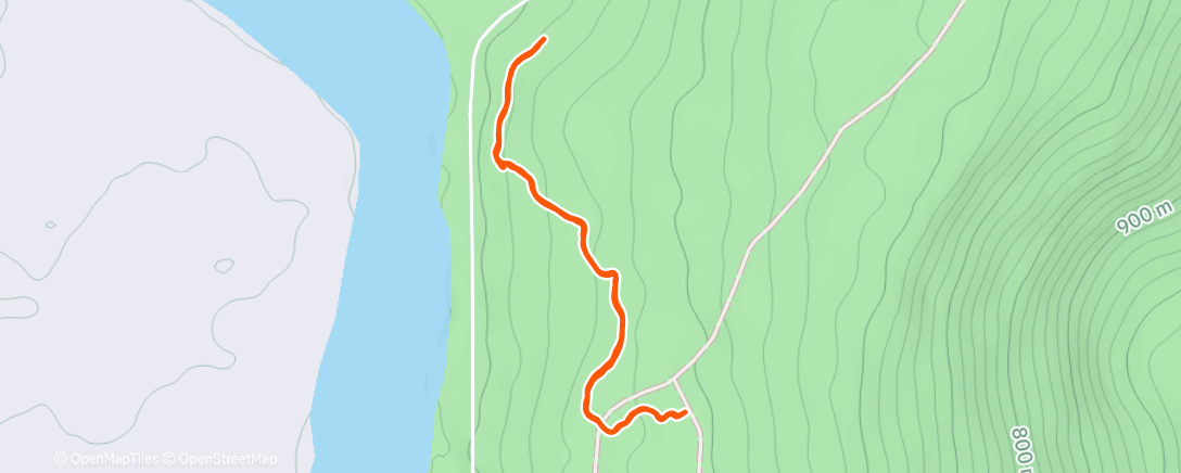 Map of the activity, Afternoon Ride