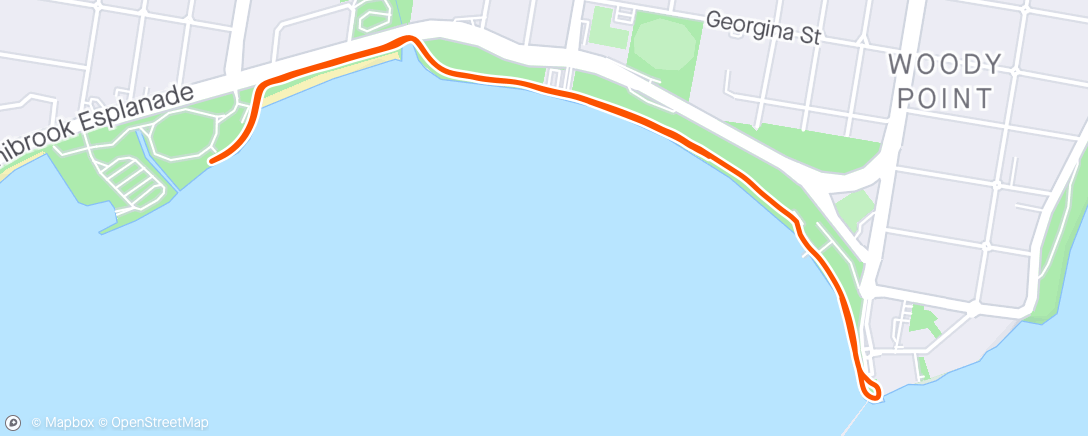 Map of the activity, Recovery walk