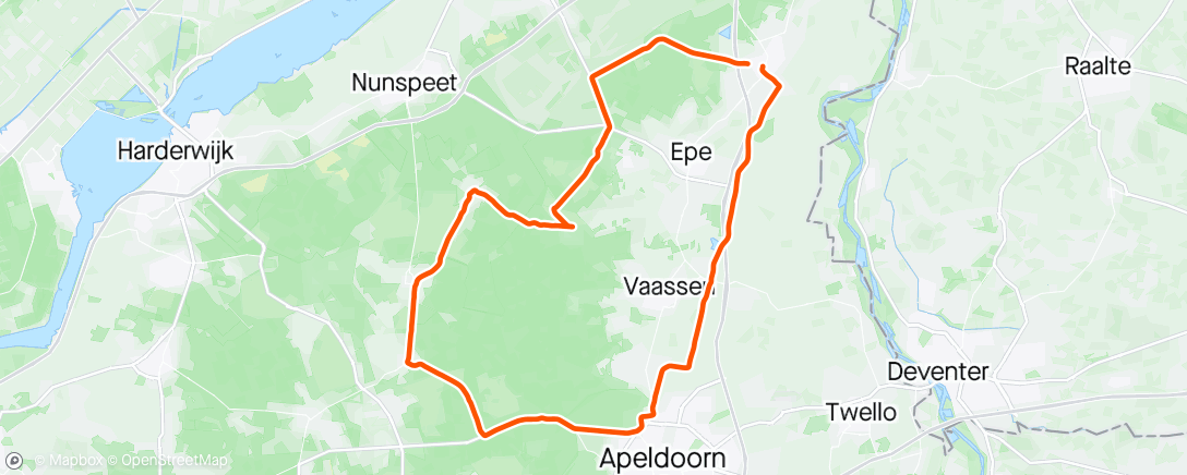 Mapa de la actividad (Ritje Amersfoortseweg)