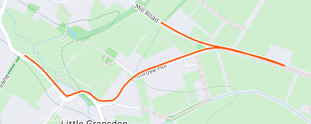 Карта физической активности (Night Walk - another one for the numbers)