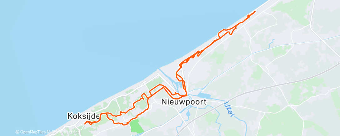 Map of the activity, Middagrit