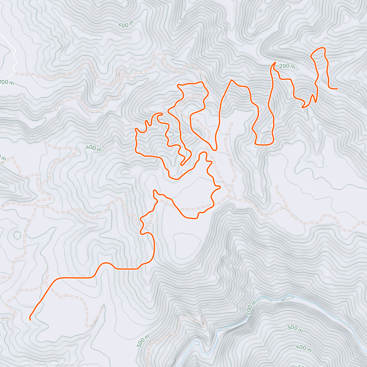 Map of the activity, MyWhoosh - Base Miles #1