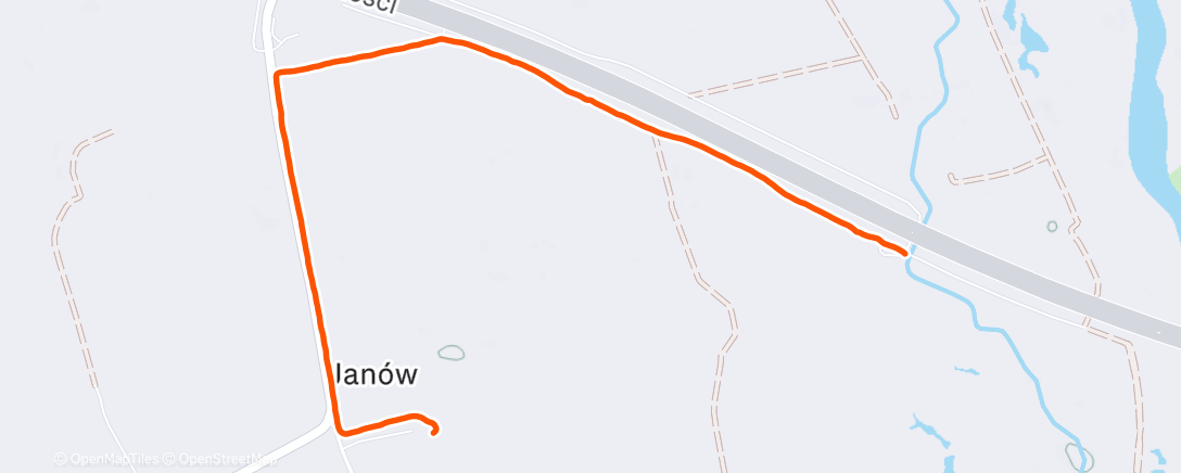 Map of the activity, Chód na dworze