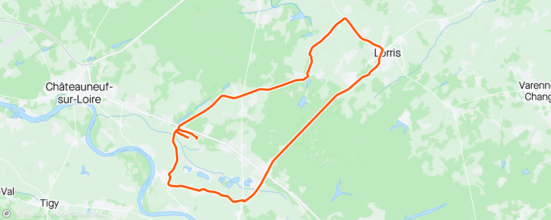 Map of the activity, Afternoon Ride: pma courte