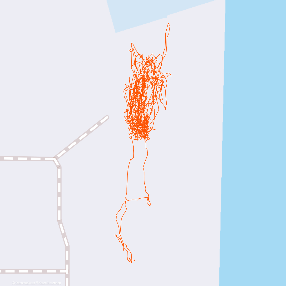 Map of the activity, Beach Soccer