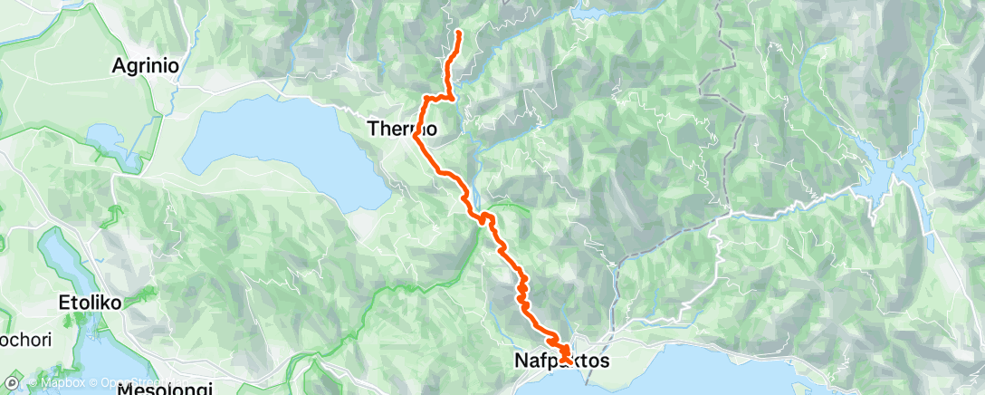 Map of the activity, Hellenic Mountain Race - Day 6B - Fin!