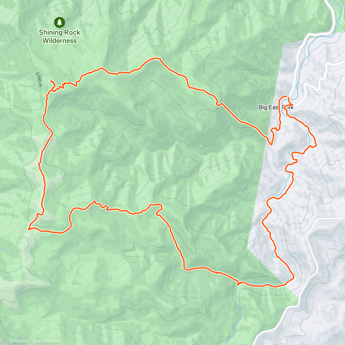 Map of the activity, Super Fun Shining Rock