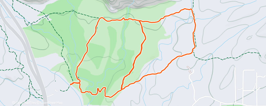 Map of the activity, Big Park - Middle 8