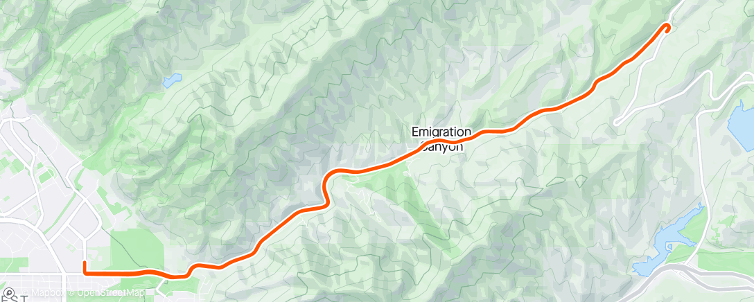 Map of the activity, Emigration Canyon Rd - Hill Climb #5 (2024)