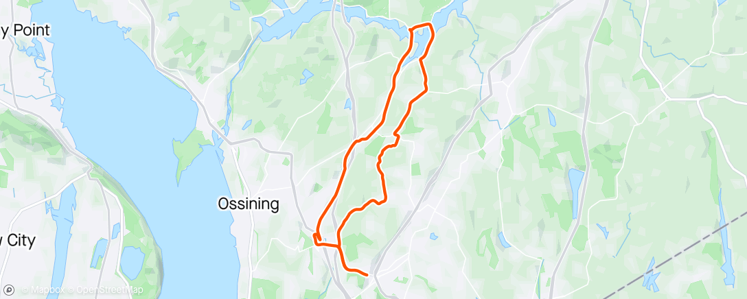 Map of the activity, We like cycling