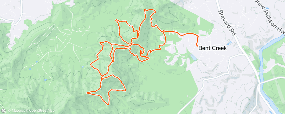 Map of the activity, Evening E-Mountain Bike Ride