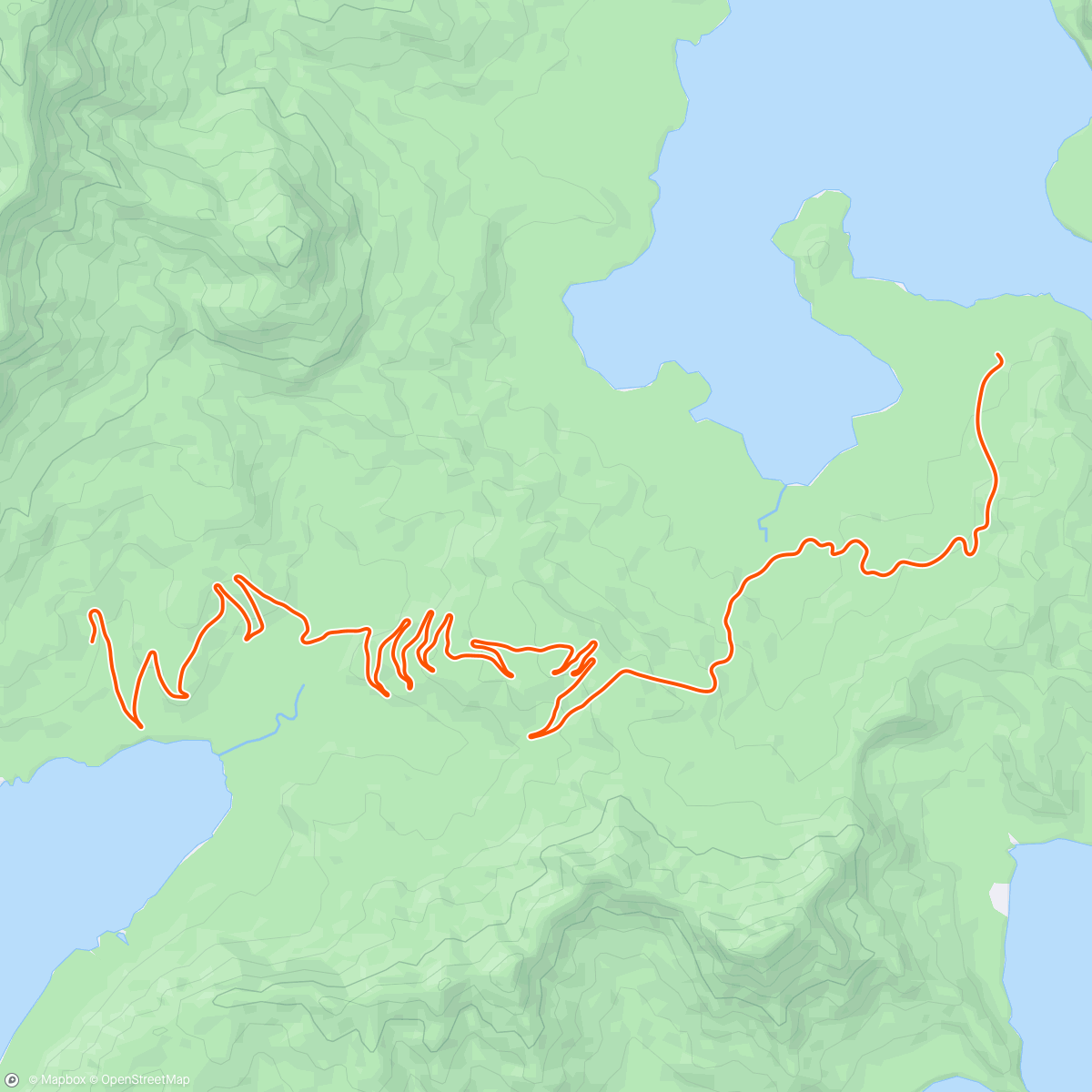 Map of the activity, Zwift - Race: Dream Bike Race - Alpe du Zwift (D) on Road to Sky in Watopia