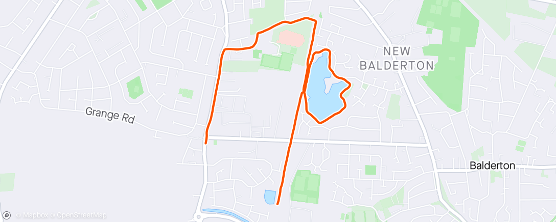 Map of the activity, Run Before Work