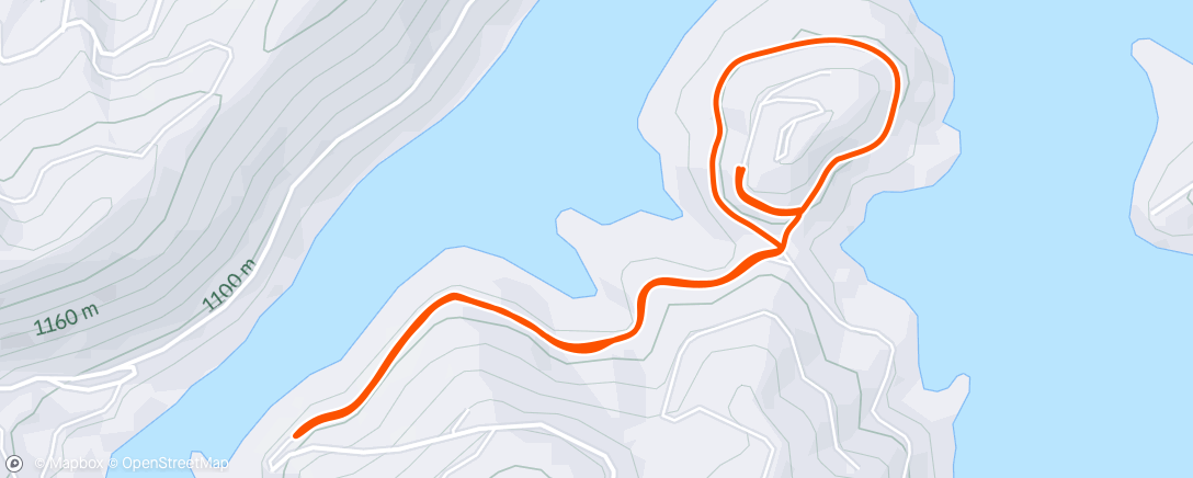 Map of the activity, Morning Walk