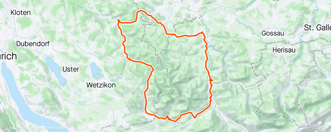 Carte de l'activité Goldingen-Kirchberg