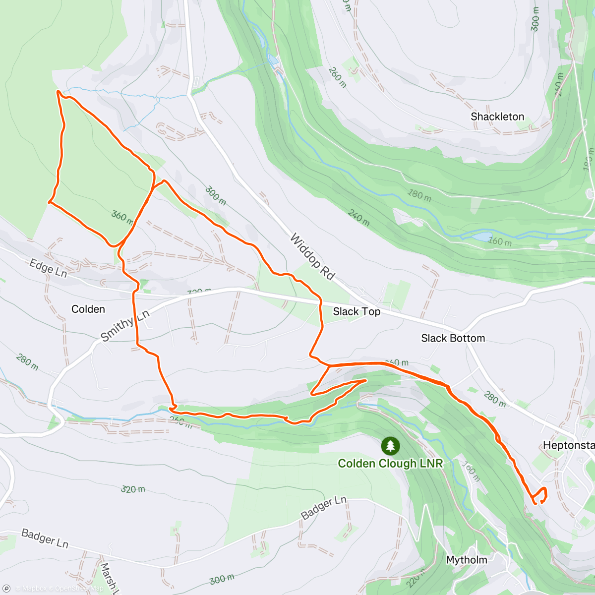 Map of the activity, Puff Puff Puff